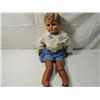 Image 1 : VINTAGE 1950 VINYL SAILOR DOLL