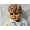 Image 2 : VINTAGE 1950 VINYL SAILOR DOLL