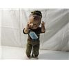 Image 1 : ANTIQUE COMPOSITION ARMY BOY DOLL