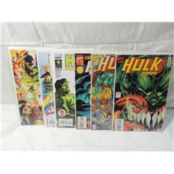 LOT 6 MARVEL HULK COMICS