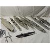 Image 1 : LOT 8 VINTAGE PLASTIC MODEL BATTLESHIP & AIRCRAFT