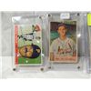 Image 5 : LOT 10 TOPPS & BOWMEN 1954-1957 BASEBALL CARDS