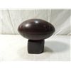 Image 4 : DECORATIVE WOODEN CARVED FOOTBALL
