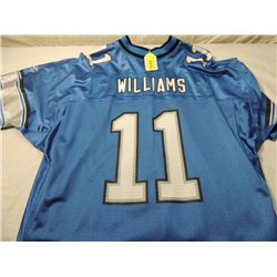 REEBOK DETROIT LIONS WILLLIAMS JERSEY