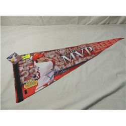 DAVID FREESE WORLD SERIES MVP PENNANT