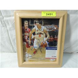 DERON WILLIAMS AUTOGRAPHED PHOTO COA