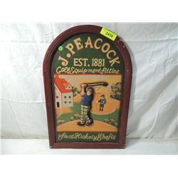 UNIQUE GOLF SIGN VINTAGE STYLE