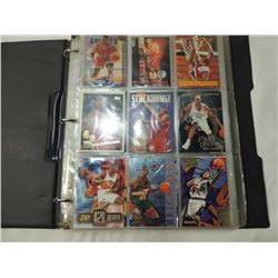 BINDER BASKETBALL PLAYER CARDS