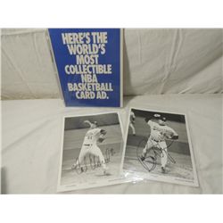 LOT 3 BASEBALL AUTOGRAPHED PHOTOS