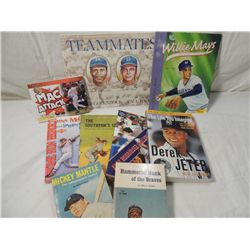 LOT 9 BASEBALL BOOKS & AUTOBIOGRAPHIES