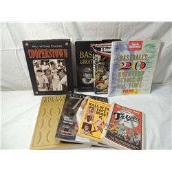 LOT 8 BASEBALL BOOKS