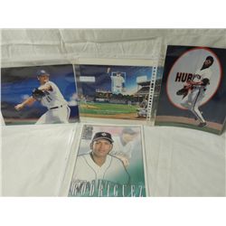 LOT 4 BASEBALL PLAYER GIANT CARDS