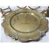 Image 2 : LOT 6 BRASS CANDLE HOLDERS & TRAY