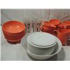 Image 2 : BOX LOT CONTEMPORARY TEXASWARE BOWLS PLATES CUPS