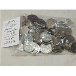 BAG FULL CANADIAN COINS