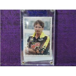 1995 AUTGRAPHED LONG NASCAR CARD