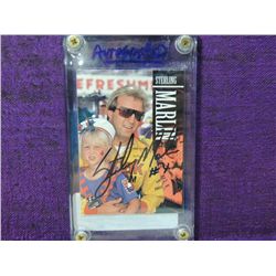 1995 AUTOGRAPHED MARLIN NASCAR CARD