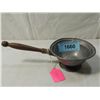 Image 1 : ANTIQUE PEWTER FOOTED ASHTRAY WITH HANDLE.