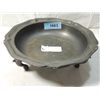 Image 2 : ANTIQUE FOOTED PEWTER BOWL