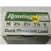 Image 3 : REMINGTON DUCK/PHEASANT LOAD SHOTGUN SHELL 16GA