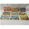 Image 1 : LOT 9 VINTAGE BIG LETTER POSTCARDS