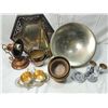 Image 1 : BOX LOT ASSORTED METAL & COPPER ITEMS