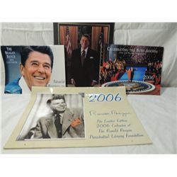 LOT 4 RONALD REAGAN CALENDARS PHOTO