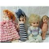 Image 2 : LOT 4 SMALL VINTAGE DOLLS GINNY DOLL