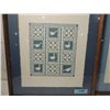 Image 2 : LOT 2 FRAMED AMERICAN QUILTING ART COUNTRY SAMPLER