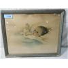 Image 1 : ANTIQUE BABY PHOTO FRAMED