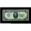 Image 1 : Fr. 2052-G $20 1928B Light Green Seal Federal Reserve Note. Choice-Gem Crisp Uncirculated.Boldly emb