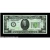 Image 1 : Fr. 2054-F $20 1934 Light Green Seal Federal Reserve Note. Gem Crisp Uncirculated.This perfectly cen