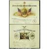 Image 1 : Two Oversize Patriotic Association Certificates, one from the Francis Scott Key Memorial Association