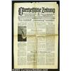 Image 1 : Two Historic Twentieth Century Newspapers. The first, a New York Herald Tribune dated May 3, 1945, d