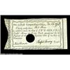 Image 1 : Connecticut Fiscal Paper. A hole-canceled piece of Connecticut fiscal paper dated February 23, 1791.