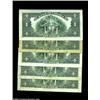 Image 2 : BC-1 $1 1935 English Text. Five examples, all grading from Very Good to Very Fine. 5 notes Important