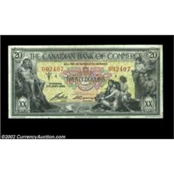 Toronto - Canadian Bank of Commerce $20 Jan. 2, 1935 Ch. 75-18-10A bright and crisp Extremely Fine e