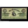 Image 1 : T16 $50 1861. A broadly margined, well-centered early type note with excellent eye appeal. There are