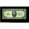 Image 1 : Fr. 2402 $20 1928 Gold Certificate. Very Fine-Extremely Fine.A couple of trivial pinholes are presen