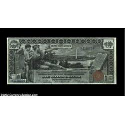 Fr. 224 $1 1896 Silver Certificate About Extremely Fine. This well-margined One Dollar Educational h