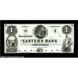 West Killingly, CT- Eastern Bank $1 UNL ProofA lovely ex-ABNCo sale Proof. Uncirculated, with 6 POC.