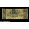 Image 1 : Delaware City, DE - Delaware City Bank $10 May 4, 1853 UNLThis appears to be an unlisted counterfeit