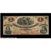 Image 1 : Savannah, GA- The Planters Bank $1 June 1, 1860 G10A very scarce note with a bright orange overprint