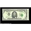 Image 1 : Fr. 1980-L $5 1988A Federal Reserve Note. Choice Crisp Uncirculated. A shifted third printing has ca