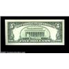 Image 2 : Fr. 1980-L $5 1988A Federal Reserve Note. Choice Crisp Uncirculated. A shifted third printing has ca