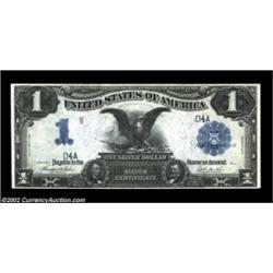 Fr. 233 $1 1899 Silver Certificate About New. What would be a rather ordinary About New Black Eagle.