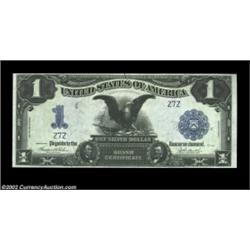 Fr. 233 $1 1899 Silver Certificate Gem New. The third beautiful note from this strictly original cut