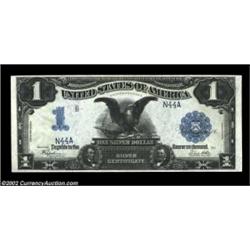 Fr. 236 $1 1899 Silver Certificate Gem New. Broadly margined, bright and original, this final signat