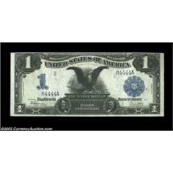 Fr. 236 $1 1899 Silver Certificate Very Choice New. A four-digit solid serial number example, with d