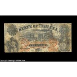 Owensville, IN- Leroy Martin $2 Wolka 634-2An extremely rare note (R-7 in Wolka) from an issuer whic